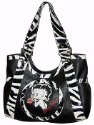 Betty Boop Zebra Handbag